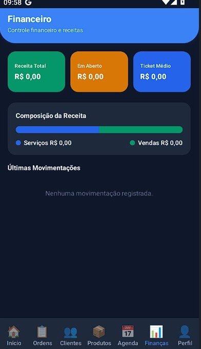 Tela real do AponteOS 6